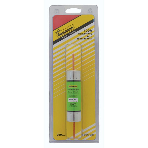 Midget Fuse, FRN-R Series, Time-Delay, 100A, 250V AC, 20kA DC